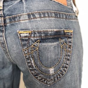 True Religion Cropped Denim Size 27